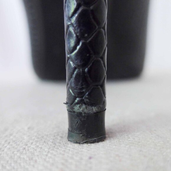 Zara Women 37 Black Faux Python Stiletto Heels - Picture 12 of 12